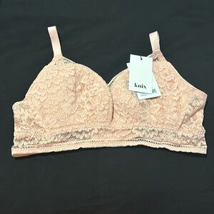 COPY - NIB KNIX Wireless Lace Longline bustier